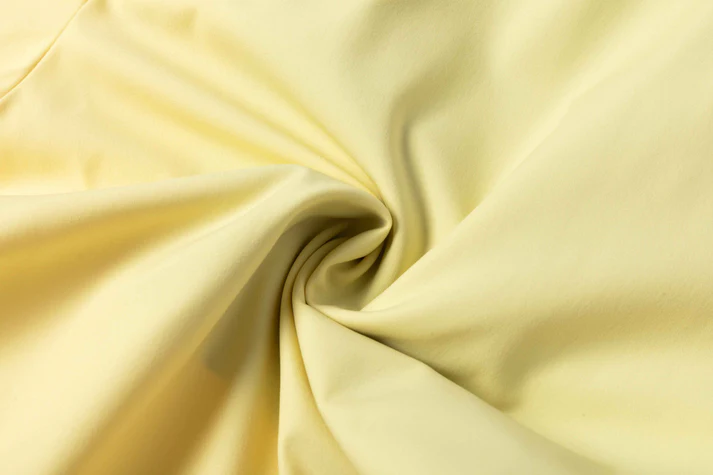 Cream Yellow Wrinkle - Resistant Straight - Leg Casual Pants