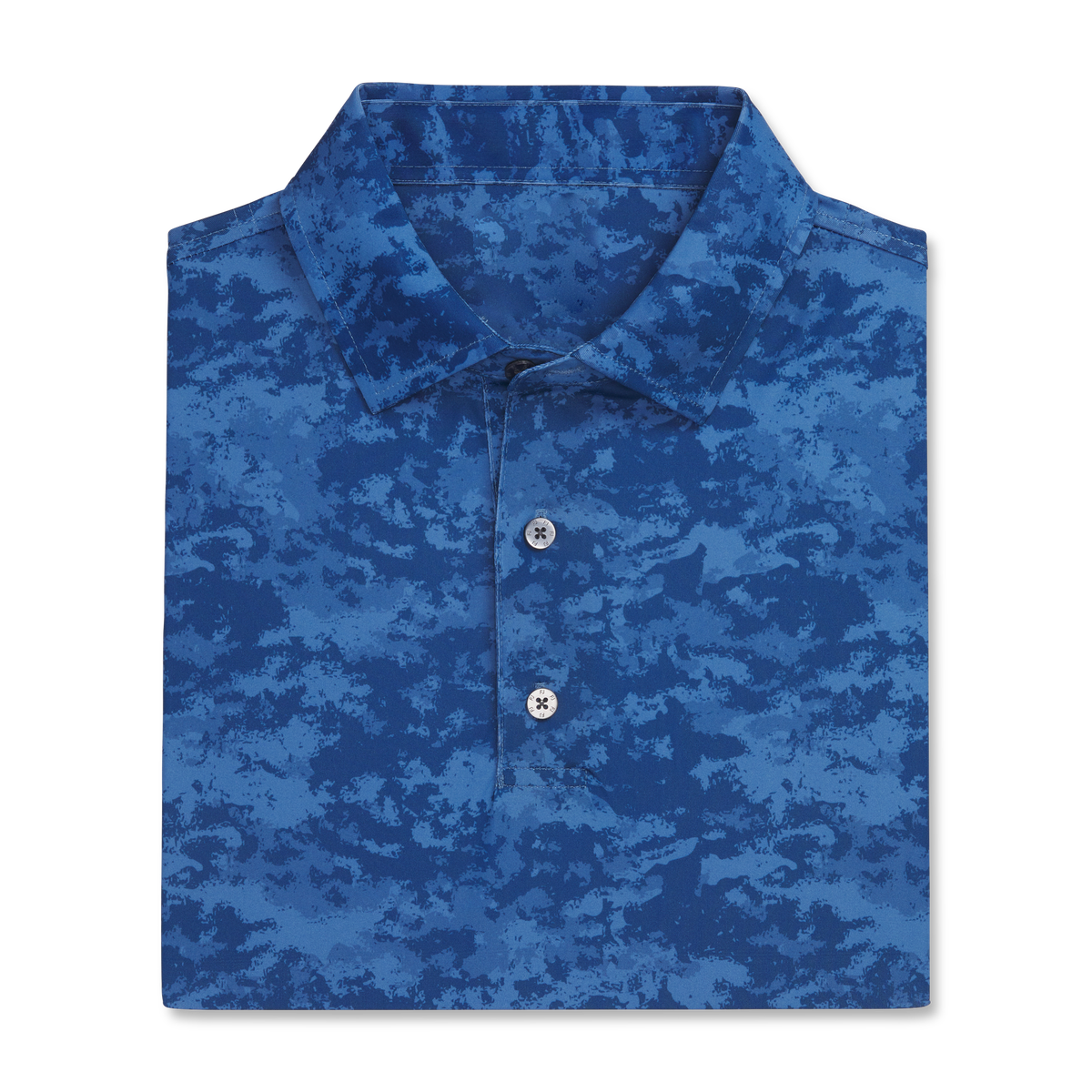 Custom Logo Performance Print Moisture Wicking Quick Dry Slim Fit Camouflage Us Size Golf Shirts Polo Clothes for Men