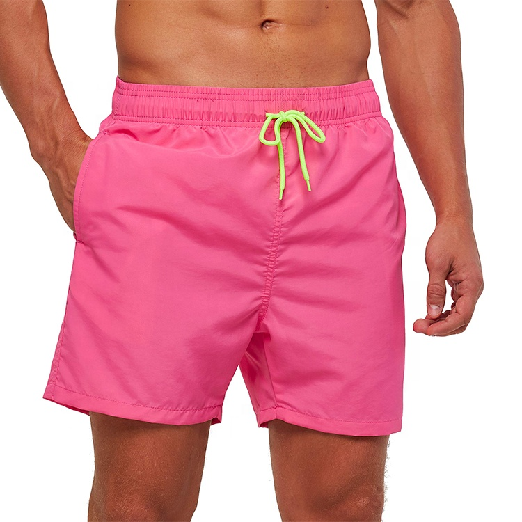 Customized men's fitness, jogging and leisure sports shorts made of polyester with logos, which are hot-selling in summer