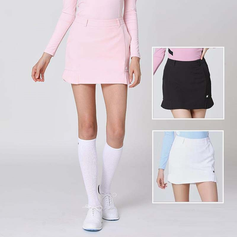 Custom-made sporty tennis skirts, quick-drying, breathable and figure-hugging short skirts, women's high-waisted wrinkled mini dresses, golf skirts and women's sportswear