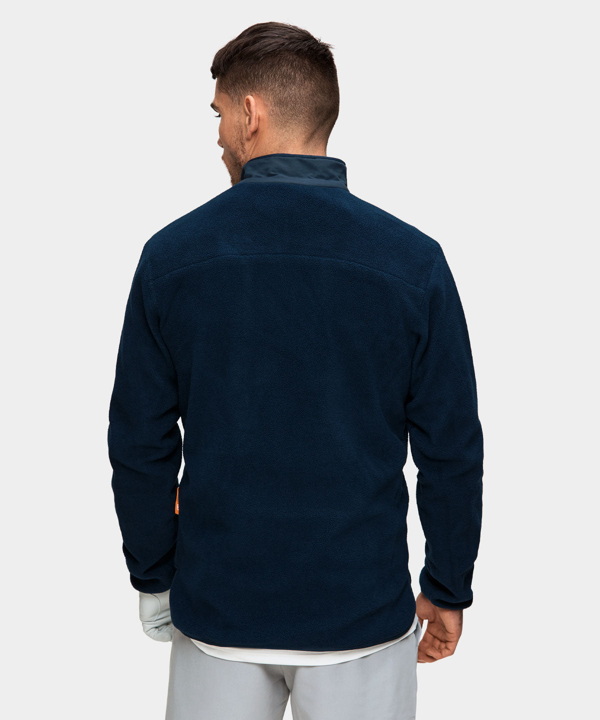 Custom Logo Casual Golf Wear Performance Long Sleeve Lightweight Fleece 1/2 Half Zip Collar Hoodie Pullover Sweatshirts for Men