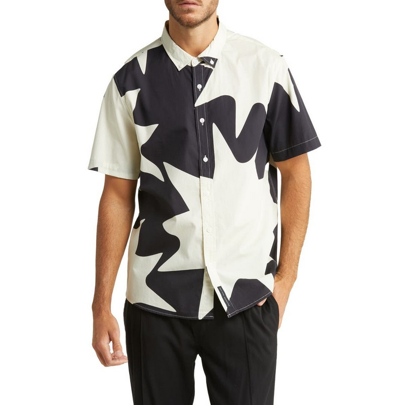 OEM Custom Print Sublimation Hawaii Solid Color Cotton Polyester Short Sleeve Print Hawaiian Shirt Blue