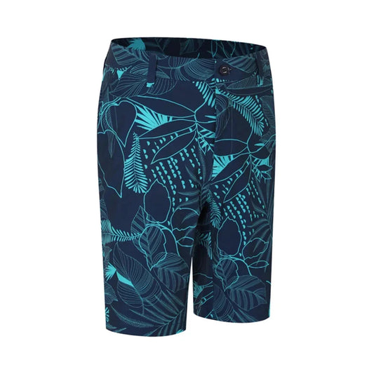Bulk Custom Custom-made casual sporty logo breathable and quick-drying outdoor sport solid-color golf four-way stretch wrinkled shorts for men with Logo Embroidery - Manufacturer Qiandao