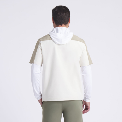 OEM Spandex Polyester Half Zip Pullover Men Customizable Golf Athletic Men Lightweight 1/2 Zip Sweatshirts