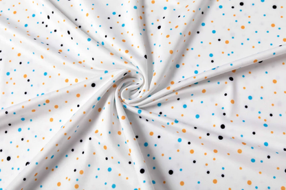 Antimicrobial Polo Shirt with Colorful Polka Dot Print and Quick-Dry Technology