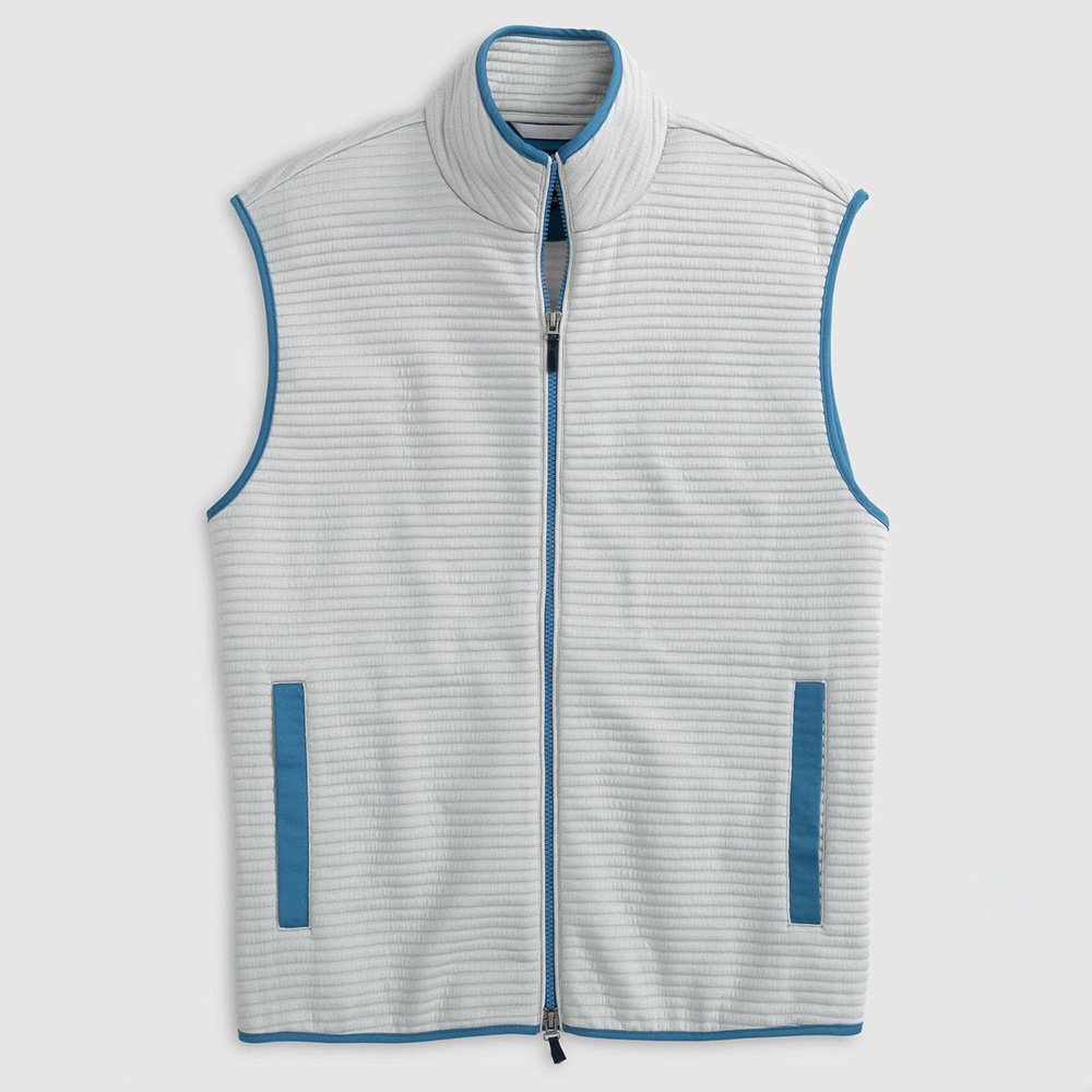 Customized men's windproof and lightweight golf vests, sleeveless jackets with pockets, soft shells and hiking pockets