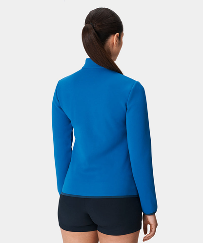 Custom Logo High Quality Long Sleeve Golf Ladies Quarter Zip Sweatshirt Active Wear Pullover