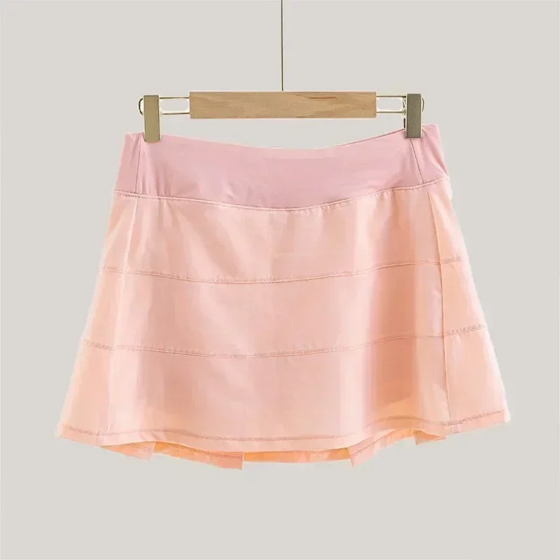 OEM women's pleated skirt, mesh breathable short skirt with pockets, chiffon sportswear, golf dress, tennis skirt for women.