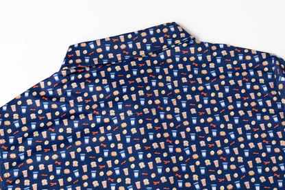 Gourmet Antimicrobial Polo Shirt for Men - Quick Dry Slim Fit Design