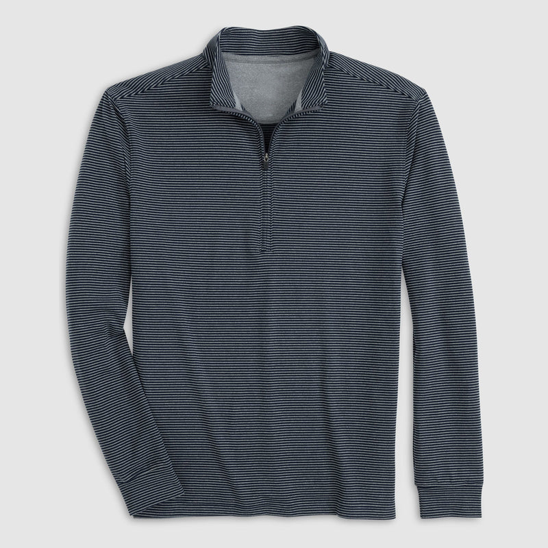 OEM Custom High Quality Men Performance Quarter Zip Pullover Quick-Drying Pocket Long Sleeve Striped Print 1/4 Zip Sweatshirts