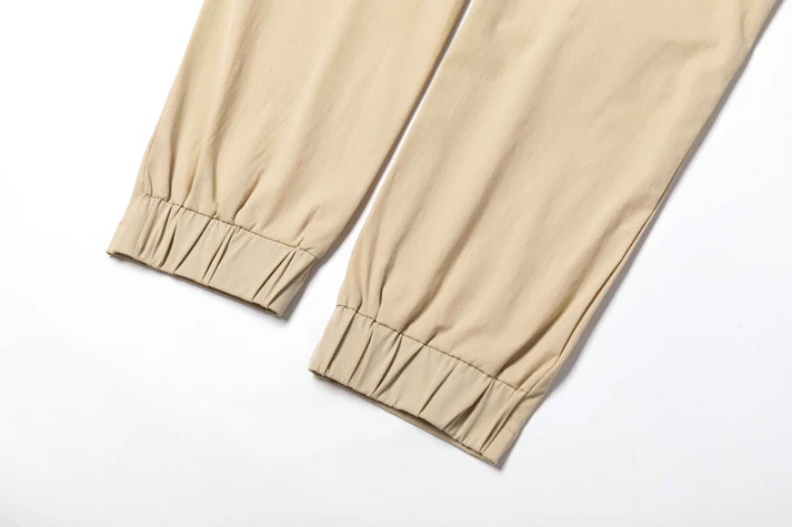 Khaki Quick - Dry Slim - Fit Trousers