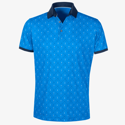 Sublimed Printed Summer Men's Performance Polyester Spandex Golf Casual Golf Custom logo Simple Polo Shirt for Men