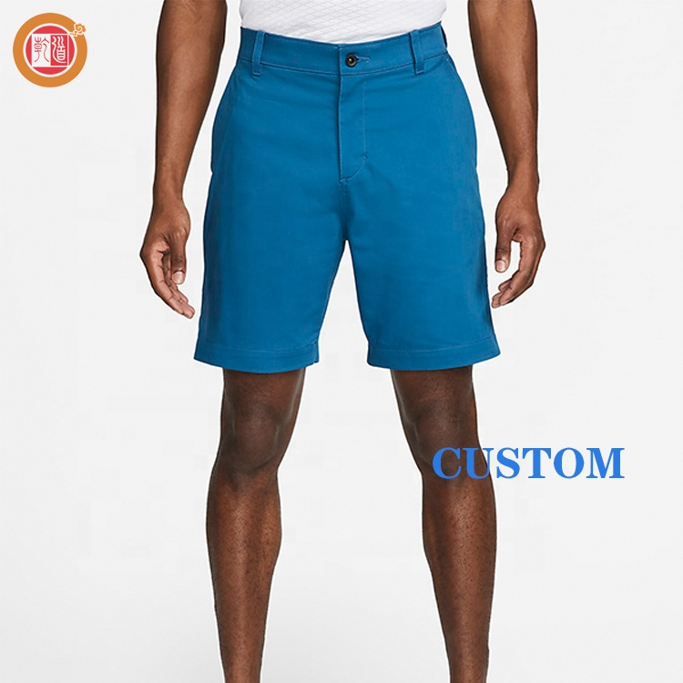 Best-selling high-quality customized breathable sports and fitness pants, outdoor men's golf pants, shorts made of 95% nylon and 5% spandex