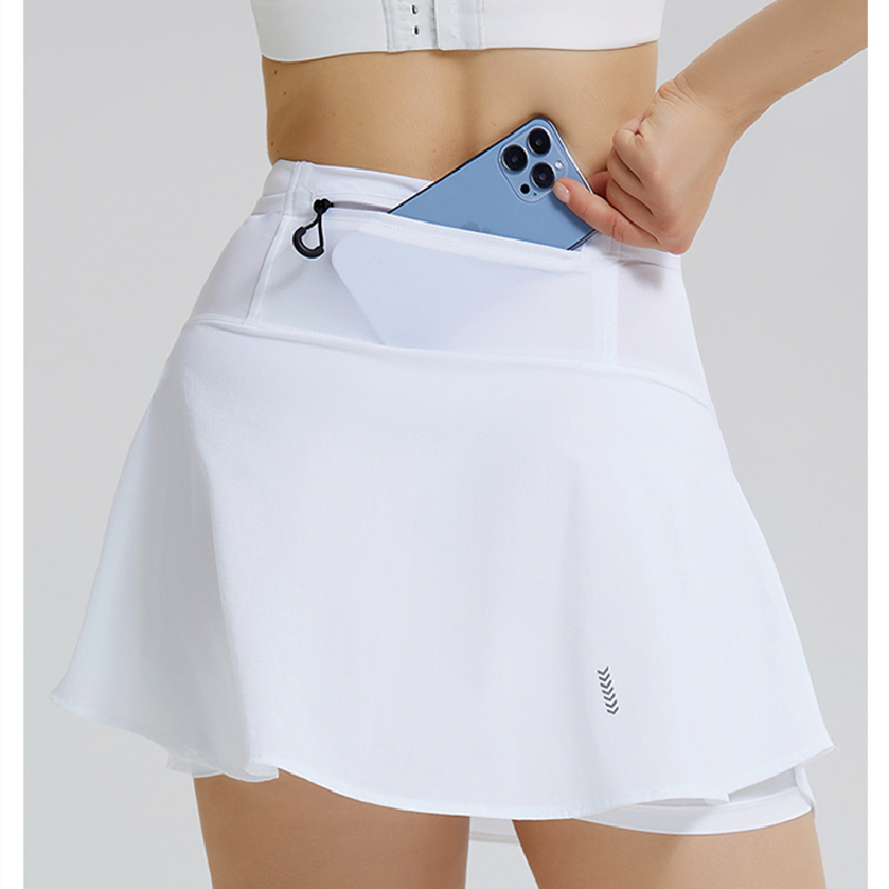 Custom-made high-waisted, comfortable inner wear, short, lightweight, quick-drying sportswear, including formal half skirts for golf, running, fitness as well as pleated tennis skirts
