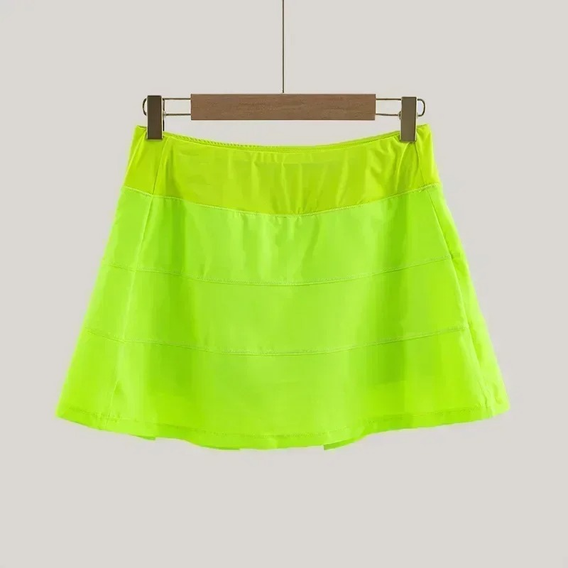 OEM women's pleated skirt, mesh breathable short skirt with pockets, chiffon sportswear, golf dress, tennis skirt for women.