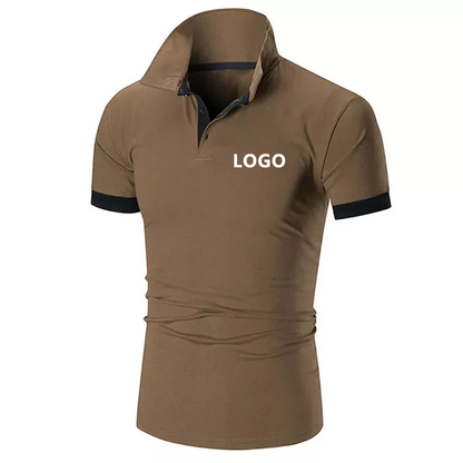 Unisex Quick Dry Polo Shirt Custom Logo 100% Cotton Short Sleeve Printed Pattern Embroidered Technique XL Size Unisex Uniform