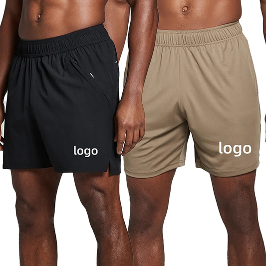 Suppliers customize men's summer sports shorts made of polyester with elasticity for fitness, jogging and casual wear for men