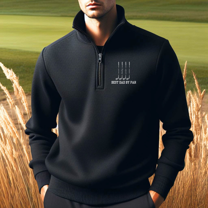 Custom Logo Autumn Winter Sport Long Sleeve Top Slim Fit Quarter Zip Neck Pullover Sweatshirt
