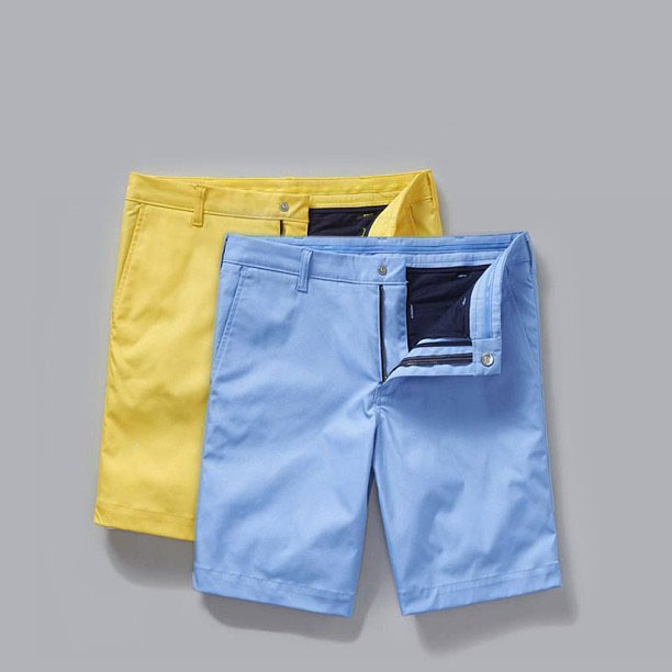 Wholesale customized men's sports golf shorts with logos, breathable, loose-fitting and drawstring design
