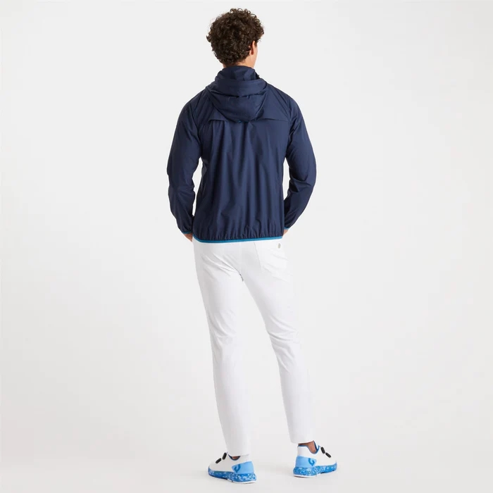 2023 High Quality Oem Waterproof Custom Print logo 100% Polyester Windbreaker Male Sports Wearing Outdoor Golf Jacket Men