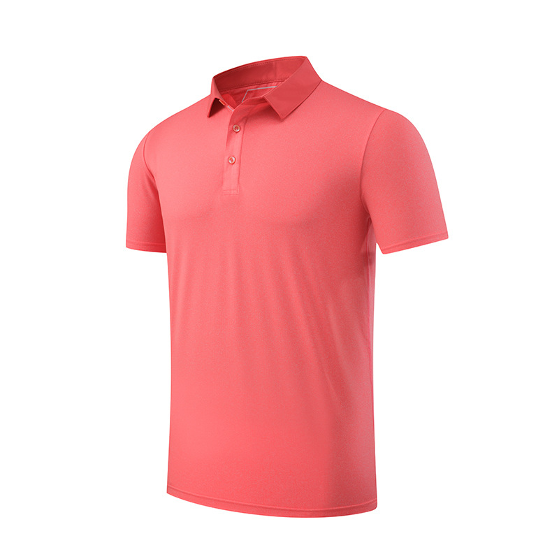 Custom Logo Men's Quick Dry Short Sleeve Simple Summer Athletic Top Moisture Wicking Men's Golf Work Business Polo Shirt
