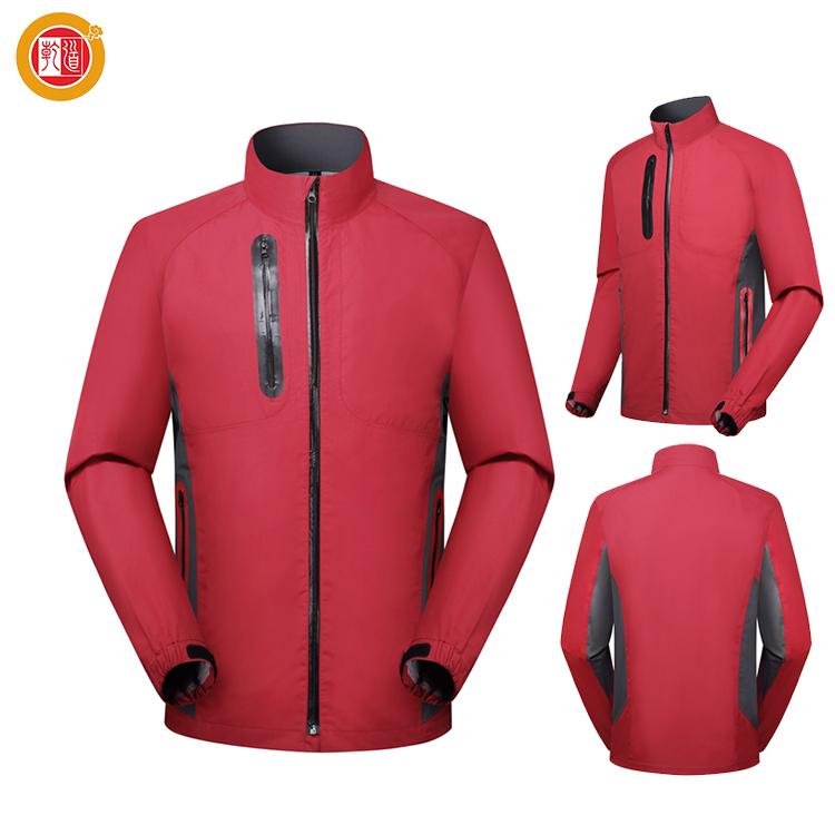 Custom Waterproof Windbreaker Hiding Coat Plus Size Outdoor Red Golf Activewear Jackets Winter Clothes for Men