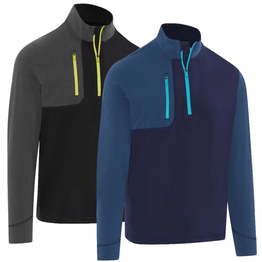 Custom 100% Polyester Brushed Wool Hot Selling Men's Long-sleeved 1/4 Zip Pullover