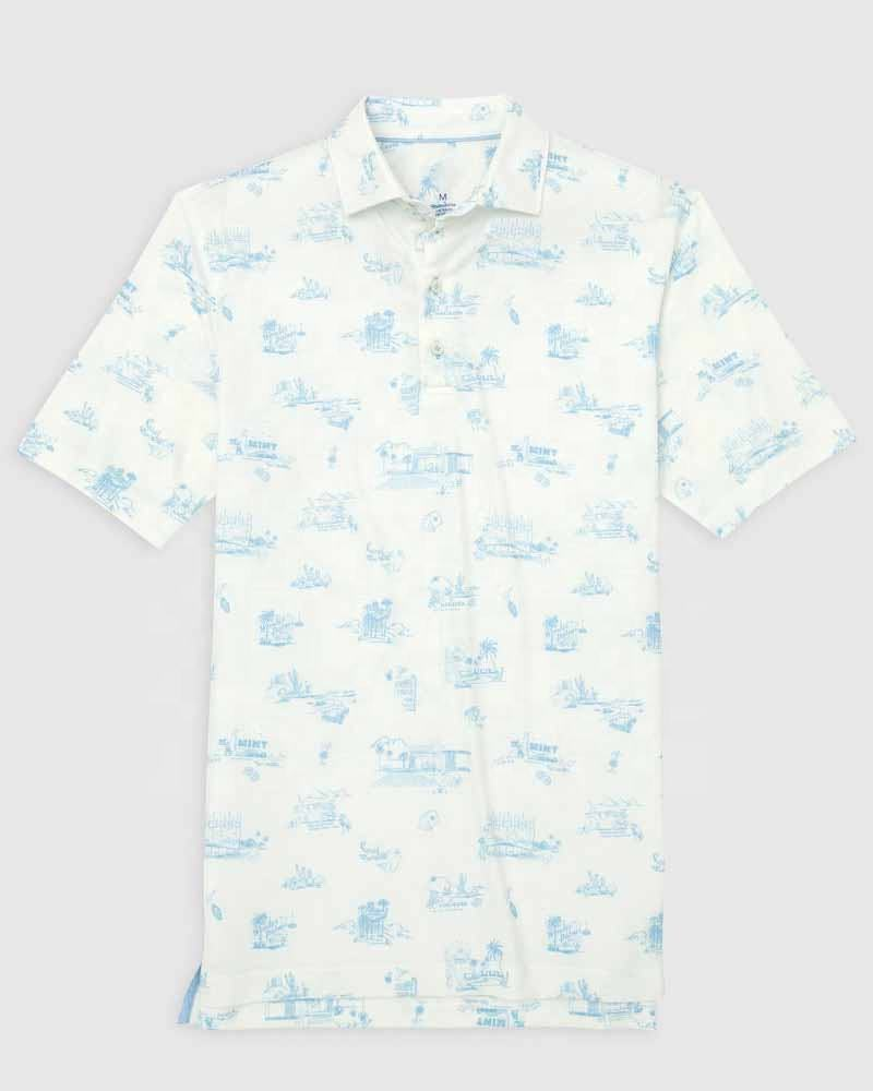 High Quality Men's Slim Fit Workout for Polo Shirts Quick Dry Custom Cricket Jersey Print Golf Wear Made From Hemp or Bamboo