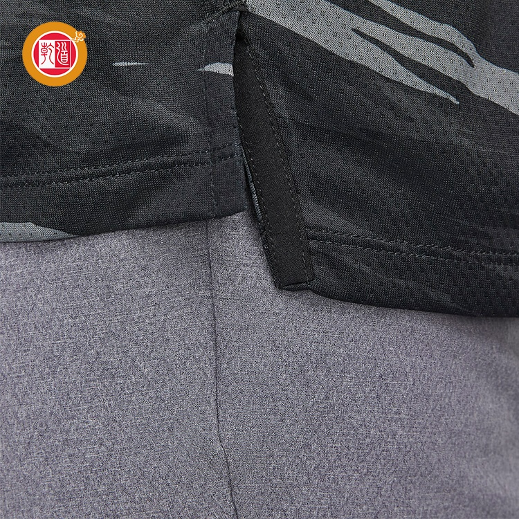 Custom High Quality Polyester Spandex Quick Dry Slim Fit Breathable Blade Collar Polo Golf Shirt for Men