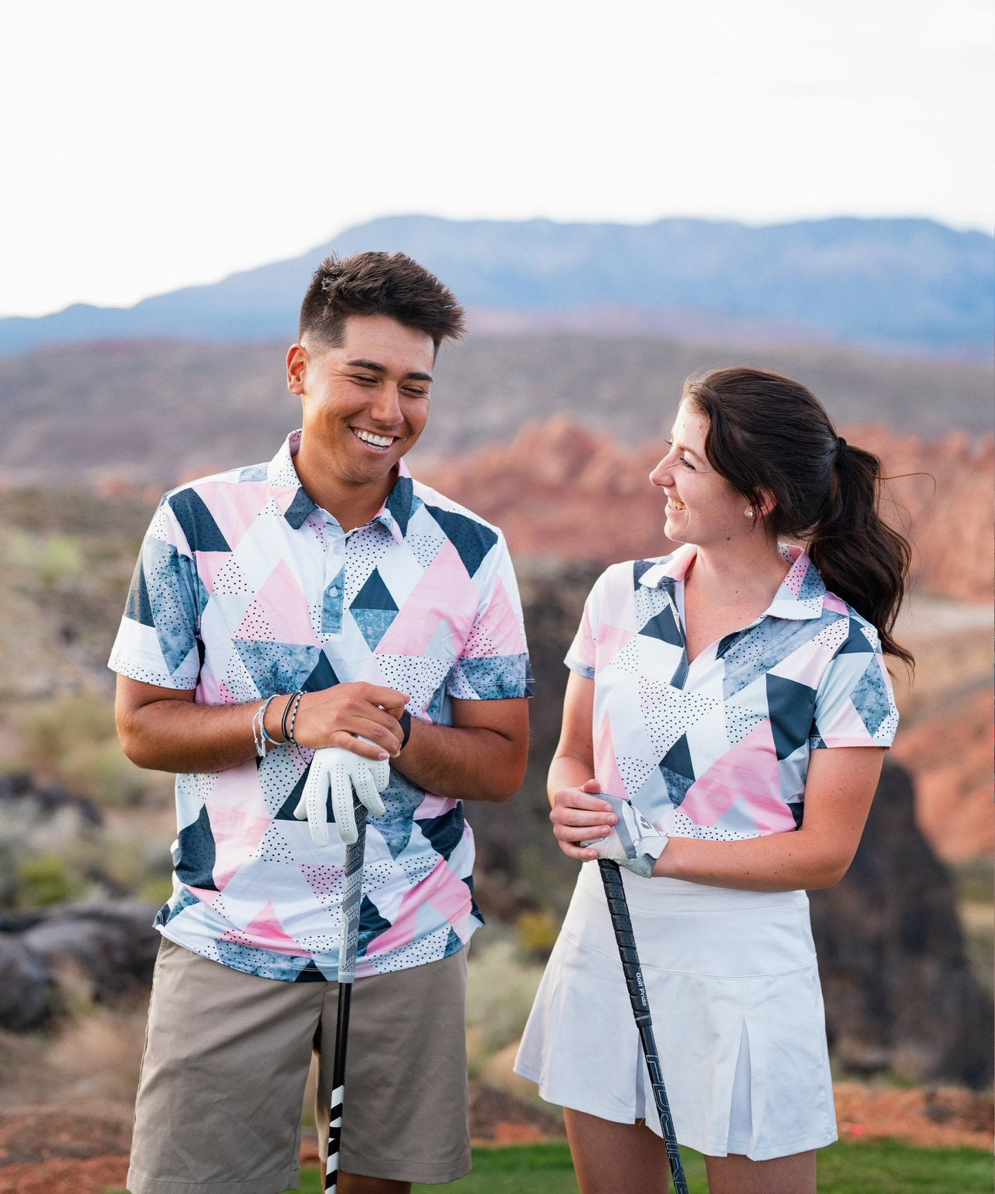 Custom Logo Summer Breathable Fashion Dropper Print Slim Sports V-neck Golf Clothing Women's Polo Shirts