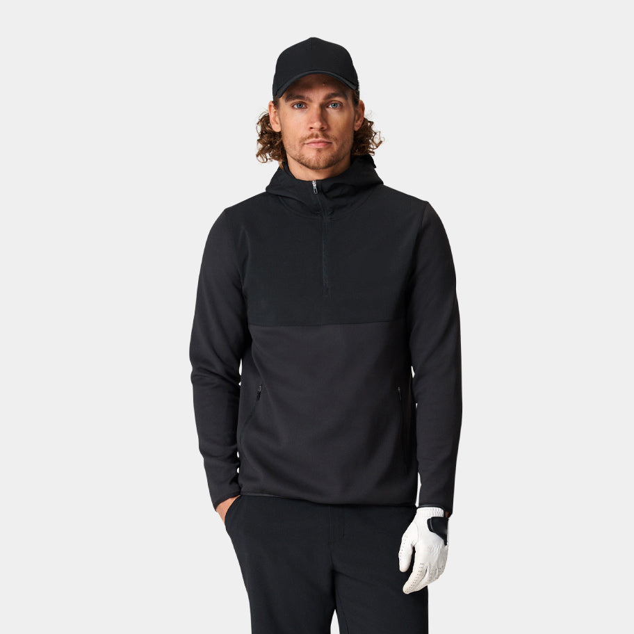 Custom logo High Quality Sport Quarter 1/4 Zip Neck Pullover Waterproof Lite Weight Uv Golf Hoodies Man Sweatshirt