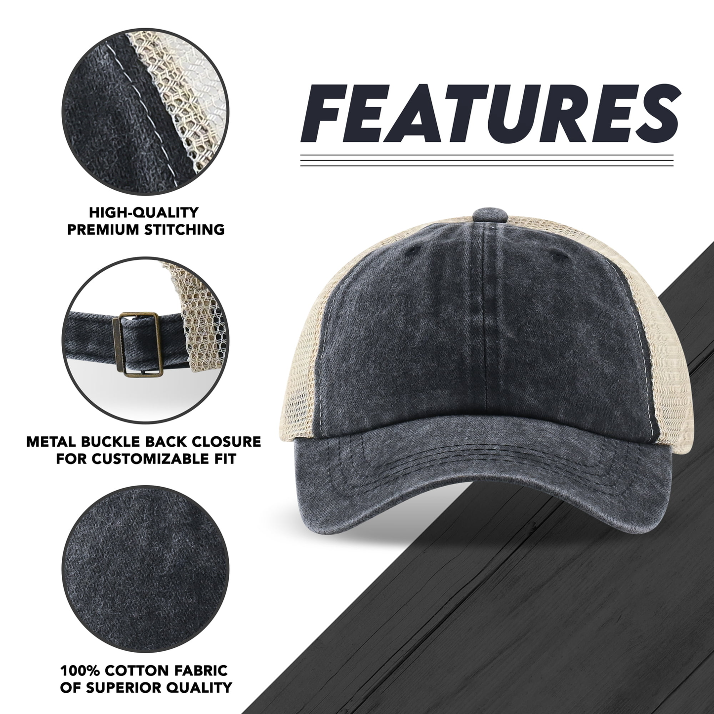 OEM custom logo fashionable washed denim vintage caps for women and men, baseball caps for women and men in spring, summer and autumn