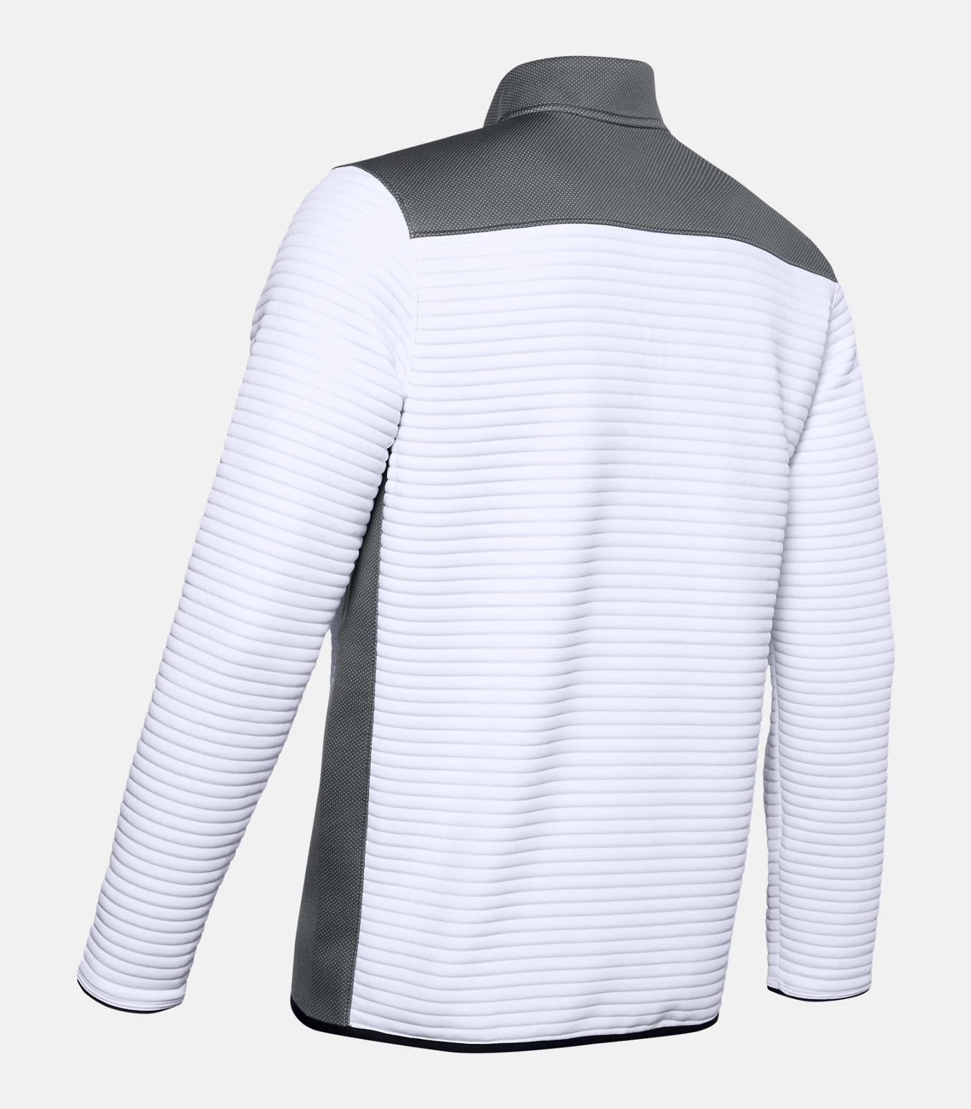 Custom Men's Winter Golf Sport Pullover Sweatshirt Half Zip Stand Collar 3D Printed Oversized Polyester/Cotton Two-Tone Design