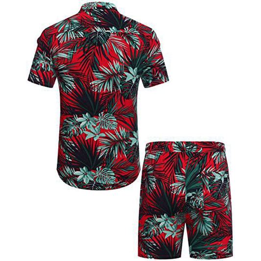 Custom logo Design Pattern Family Hawaiian Vacation Shirt Regular Casual Loose Summer Beach Shirt for Men