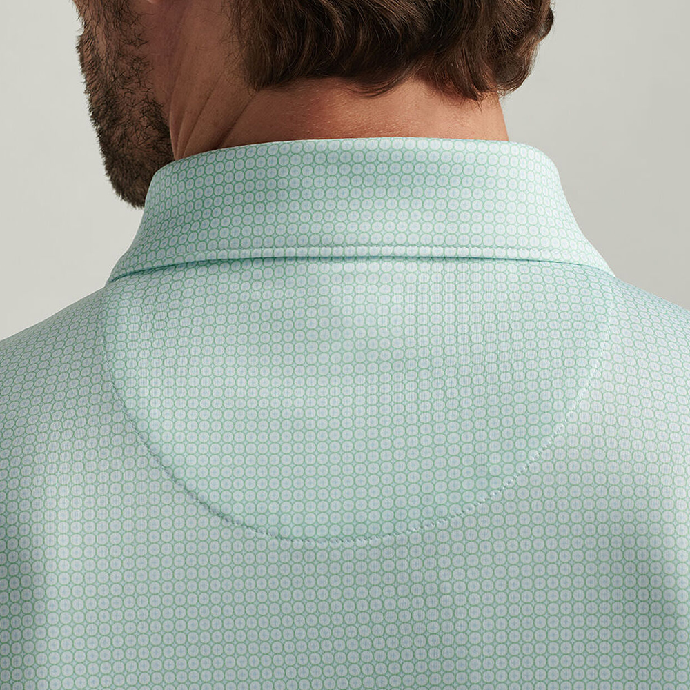 Custom Logos Casual Loose Fit Regular Anti-shrink Print Vintage Knitted Hiking Golf Polo Shirt