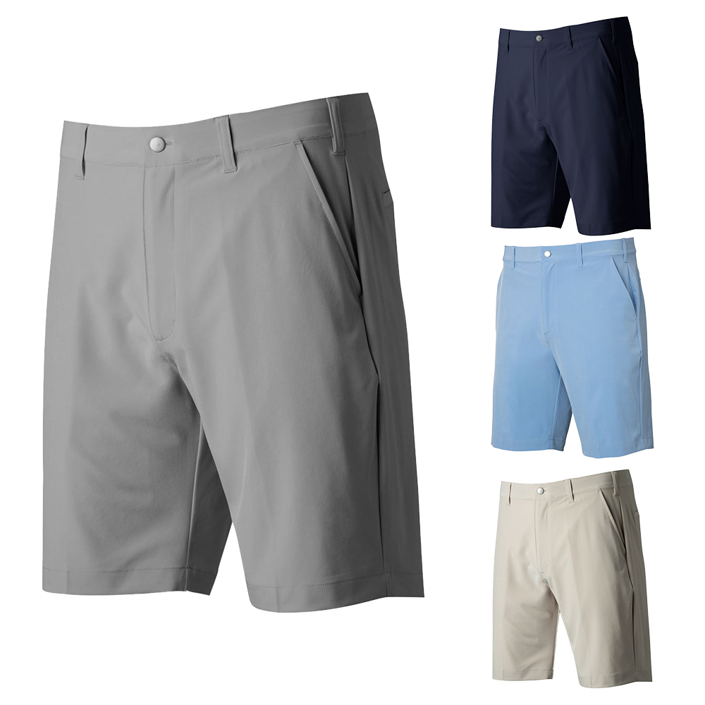 Customized men's summer sports golf shorts with embroidered logos, which are casual, comfortable, quick-drying, breathable and in solid colors