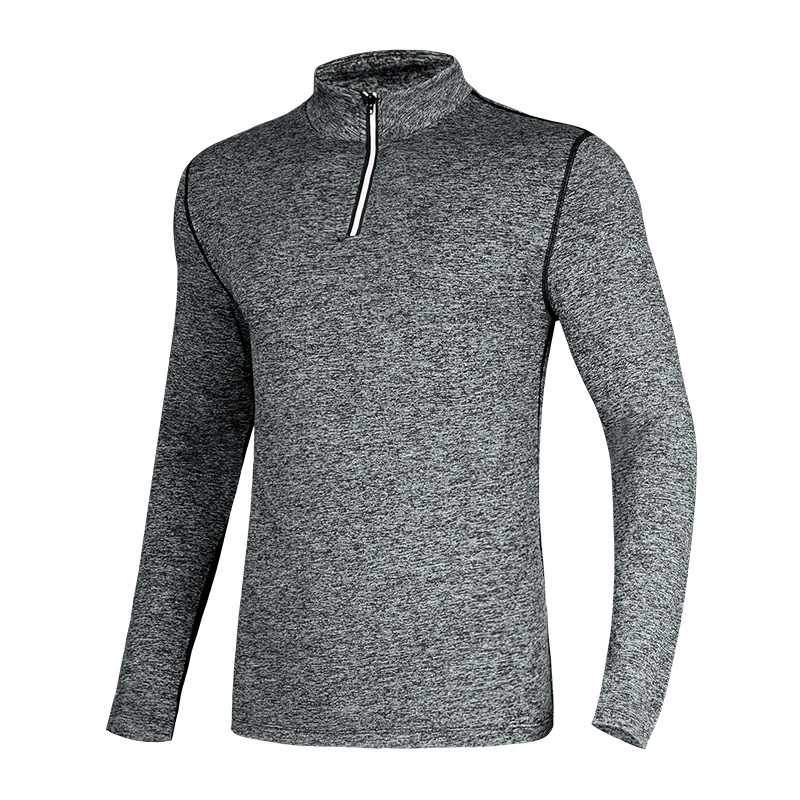 OEM Custom Comfortable Men's Plain Dyed Digital Printing Sport 1/4 Quarter Zip Neck Golf Pullover Sweatshirt