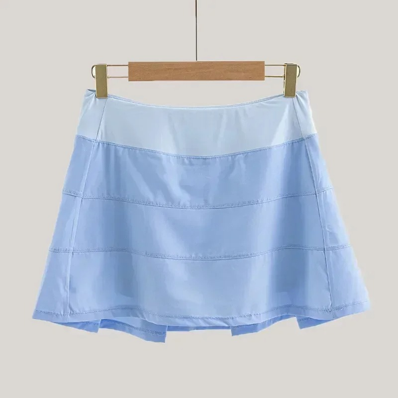 OEM women's pleated skirt, mesh breathable short skirt with pockets, chiffon sportswear, golf dress, tennis skirt for women.