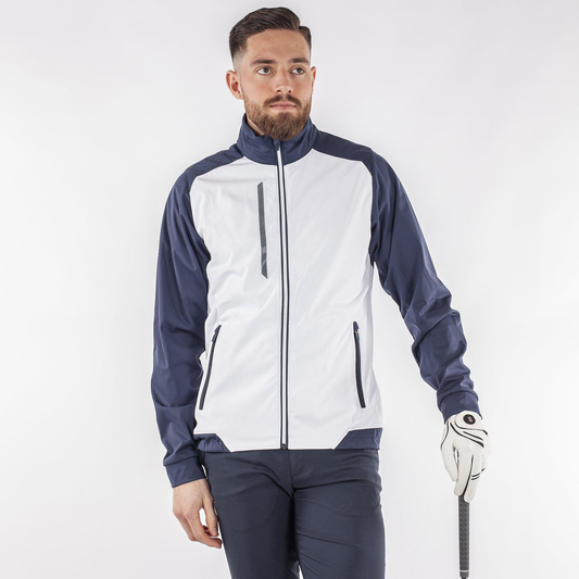 Custom logo Zip up Sweatshirt Golf Jacket Waterproof Soft Shell Jacket for Men