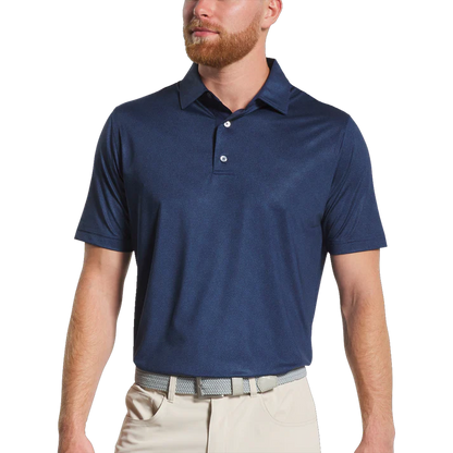 Men's Golf Polo Shirt - Navy Blue Performance Fit with Breathable Fabric for Ultimate Comfort