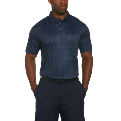 Luxury Men's Orange Golf for Polo Shirt Custom Logo Full-Print Sublimation Slim Fit Stretch Jersey Summer All-Striped T-Shirt