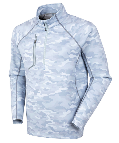 High Quality Men's Long Sleeve Vintage Athletic 1/4 Zip Pullover Golf Sweatshirt Custom Logo Stand Collar Print for Autumn