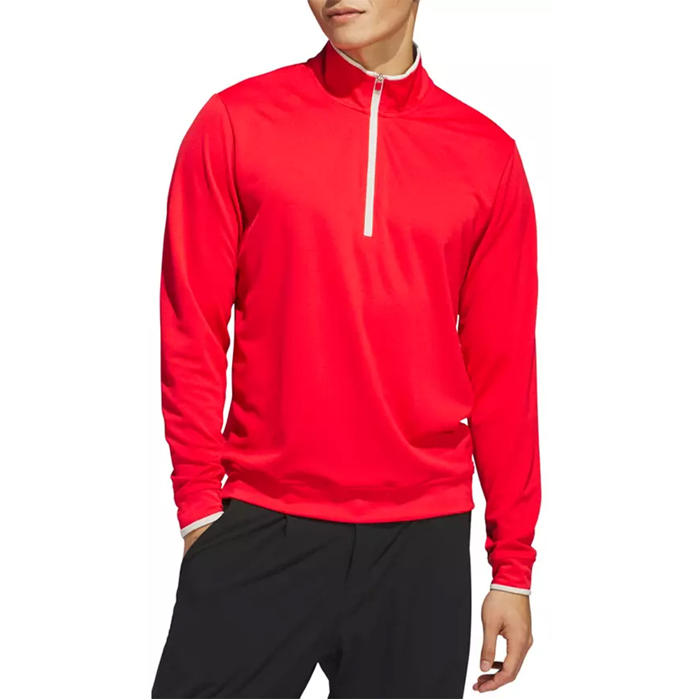 Custom Logo Embroidered Fashion Loose Jersey Long Sleeve Active Wear 1/4 Zip Sweatshirt Quarter Zip Golf Pullover