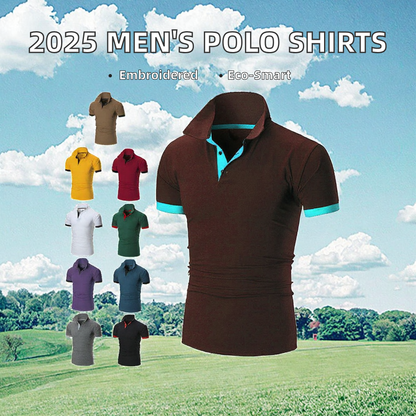 Wholesale High Quality Blank Golf Polo T-shirt Customized Embroidered logo Unisex Plain Cotton Business Custom Men's Polo Shirts