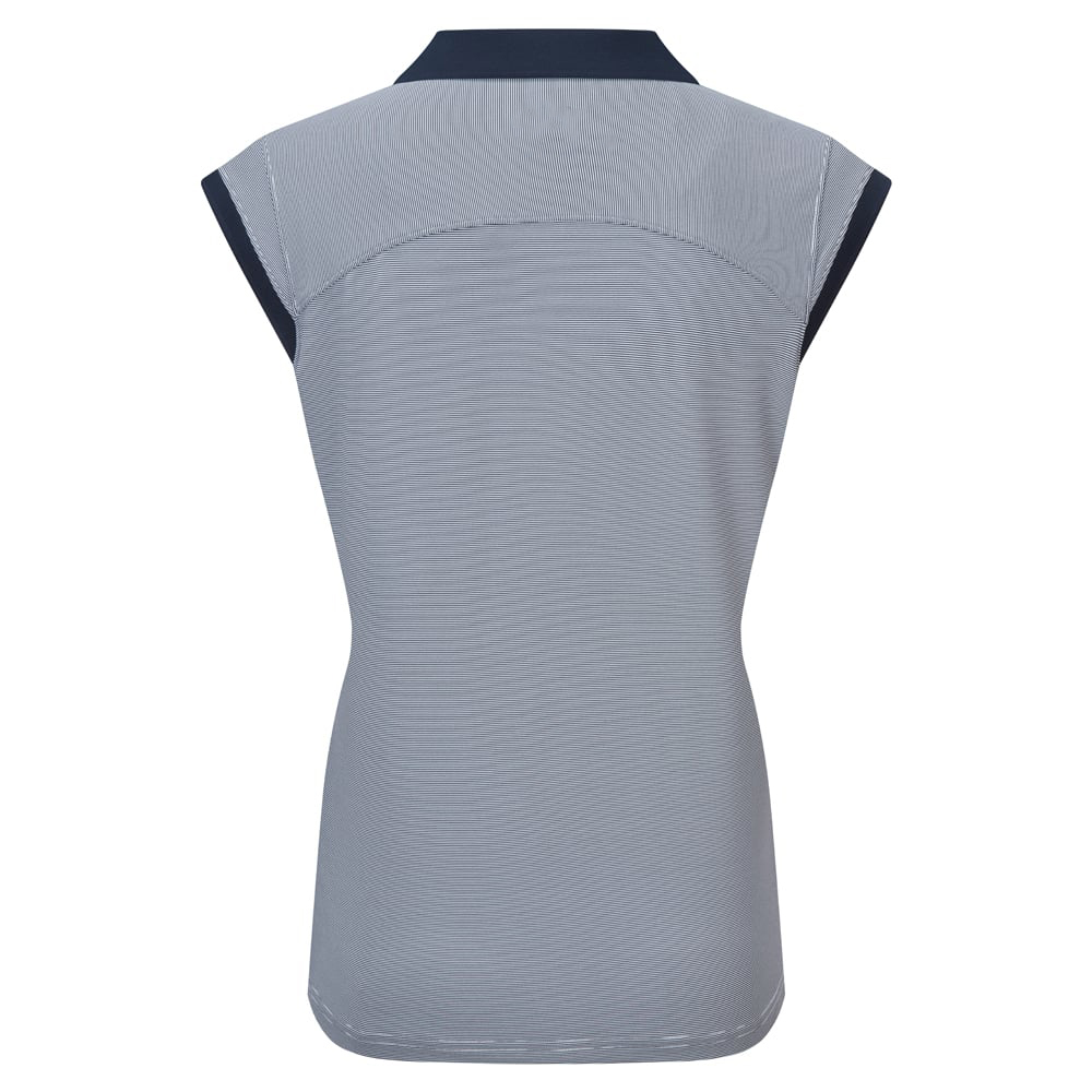 Customize new summer knitted casual custom solid-color performance sleeveless women's golf design Polo shirts