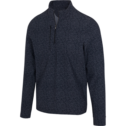 New Design Men's 4/1 Half Chest Zip-up Pullover Printed Men's Golf Outdoor Pullover