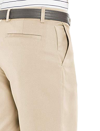 Men's XXL classic stretchy golf shorts, sporty beach shorts, with breathable and waterproof functions, featuring middle pockets and solid color dyeing