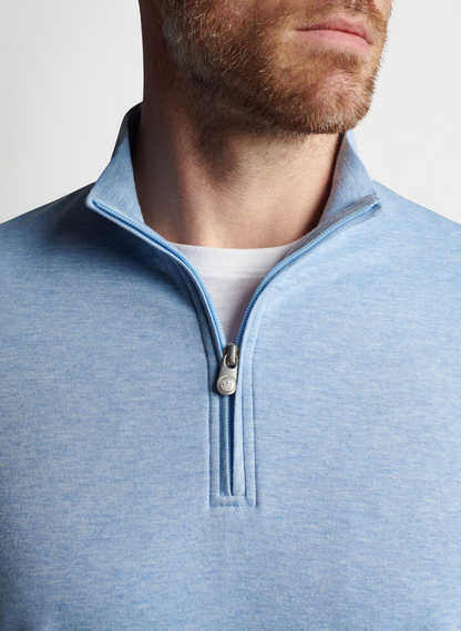 Custom Logo High Quality Luxury Blank Fleece 1/4 Zip Collar Quarter Zip Pullover Knit Golf Men's Sweaters Sweatshirt