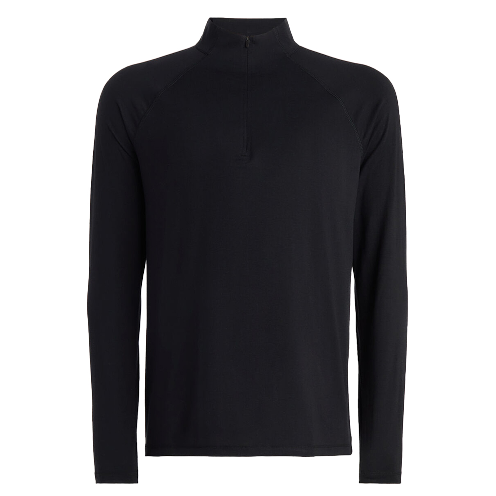 High Quality Men's Long Sleeve 1/4 Zip Golf Pullover with Custom Embroidery Logo Winter Casual Sportshirt with Digital Printing