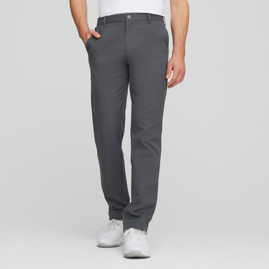 Customized embroidered and printed logo sports pants made of polyester, gray, four-way stretch tennis pants for men, breathable golf and jogging pants